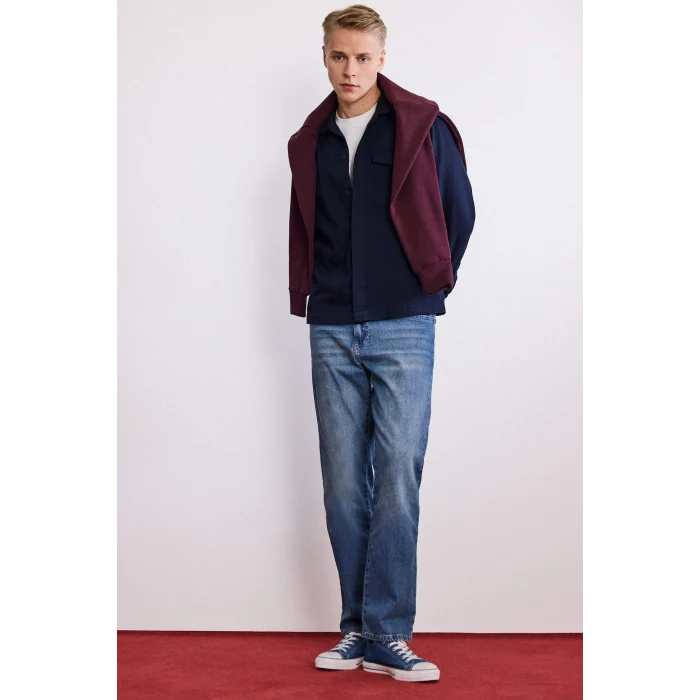 Defacto G6509AXNM28 Mavi Straıght Fıt Pantolon