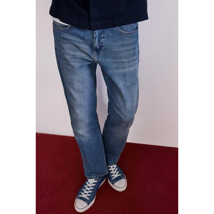 Defacto G6509AXNM28 Mavi Straıght Fıt Pantolon