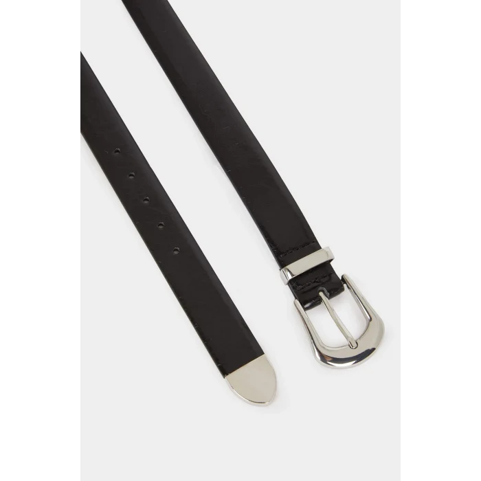 Defacto E7902AXBK27 Siyah Kadın Suni Deri Günlük Kemer