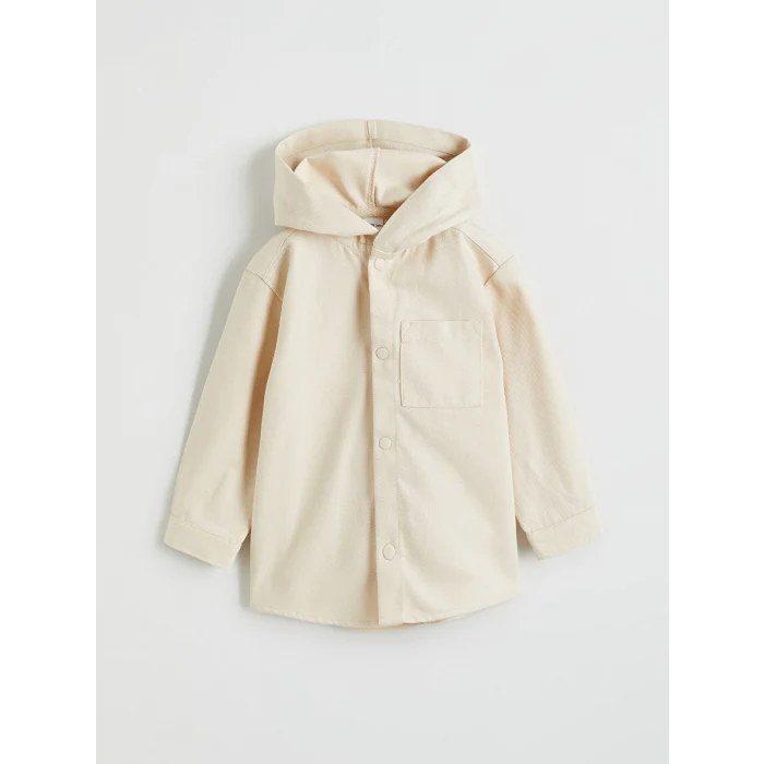 LCW baby Bej Kapüşonlu Erkek Bebek 3lü Takım