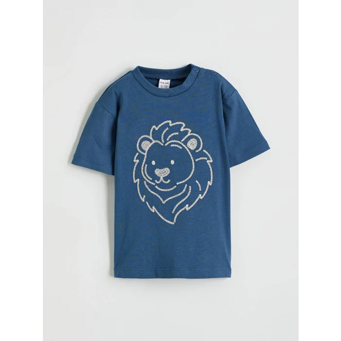 LCW baby Bej Kapüşonlu Erkek Bebek 3lü Takım