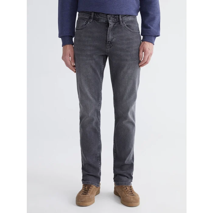 LCW Jeans Gri 750 Slim Fit Erkek Jean Pantolon
