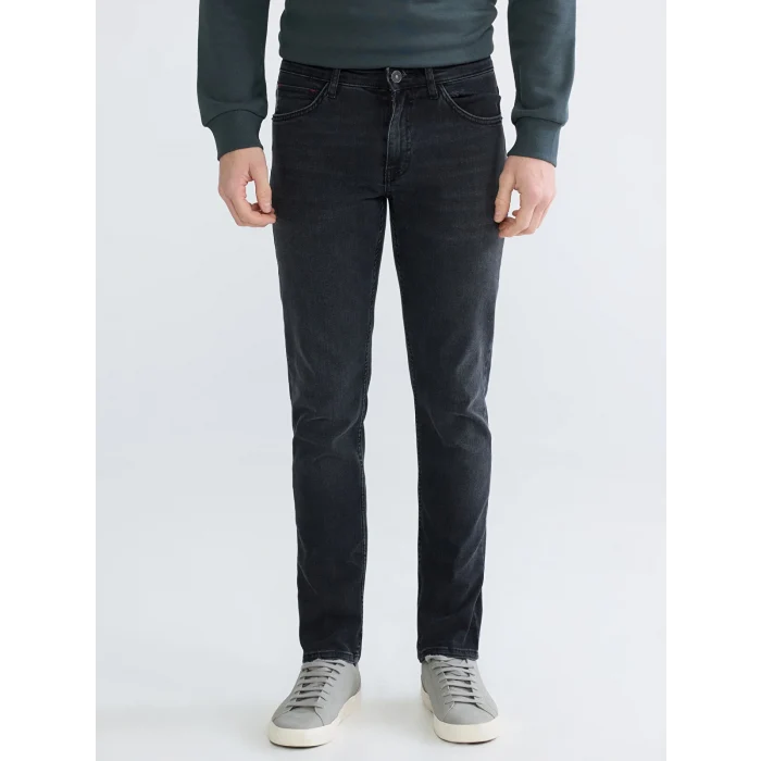 LCW Jeans Siyah 750 Slim Fit Erkek Jean Pantolon