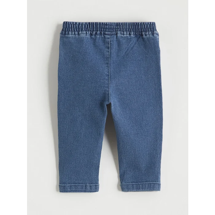 LCW baby Ekru Uzun Kollu Gömlek Ve Pantolon Erkek Bebek Takımı