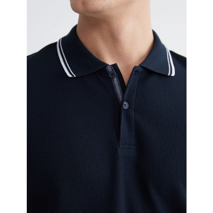 LCW Vision Lacivert Polo Yaka Erkek Tişört