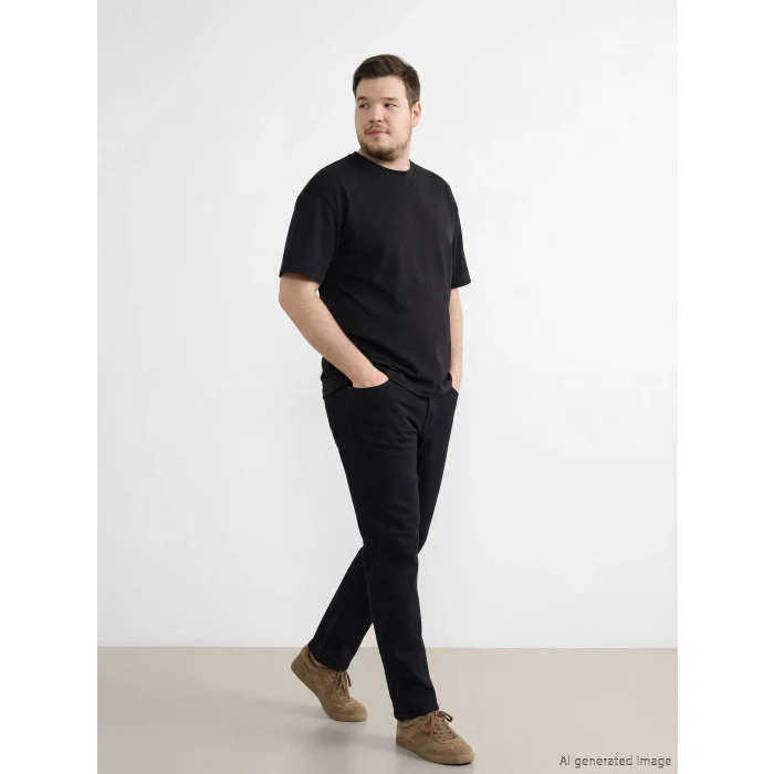 LCW Jeans Siyah 779 Regular Fit Erkek Jean Pantolon