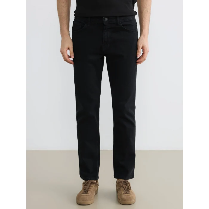 LCW Jeans Siyah 779 Regular Fit Erkek Jean Pantolon