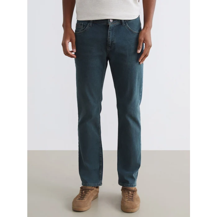 LCW Jeans Yeşil 779 Regular Fit Erkek Jean Pantolon