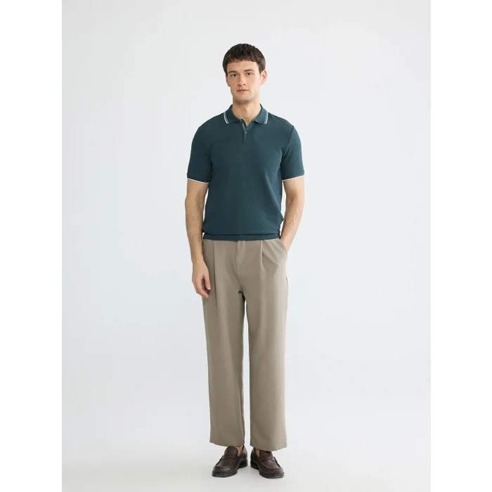 LCW Vision Yeşil Polo Yaka Erkek Tişört