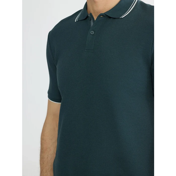 LCW Vision Yeşil Polo Yaka Erkek Tişört