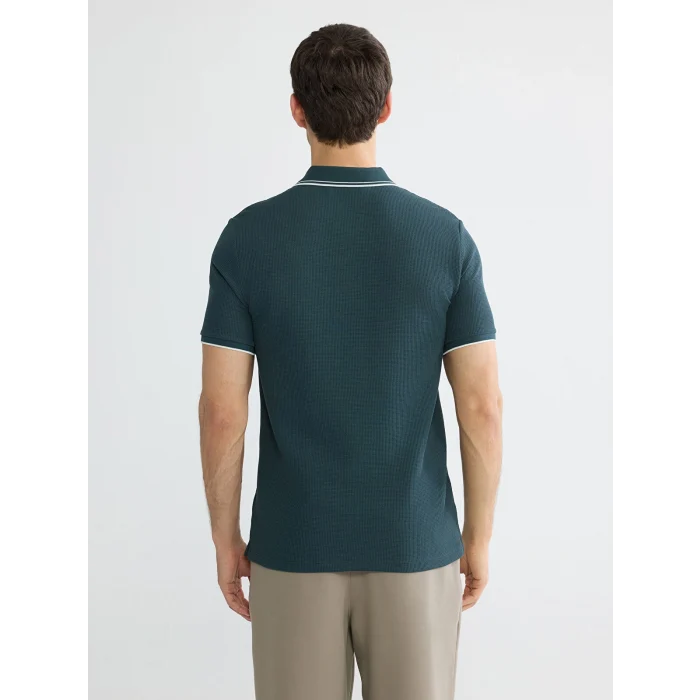 LCW Vision Yeşil Polo Yaka Erkek Tişört