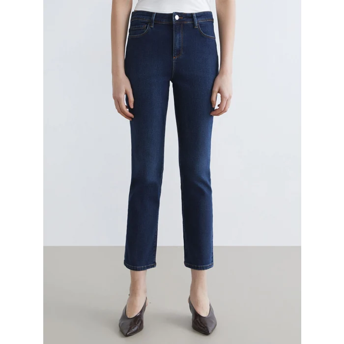 LCWAIKIKI Classic İndigo Slim Fit Kadın Jean Pantolon