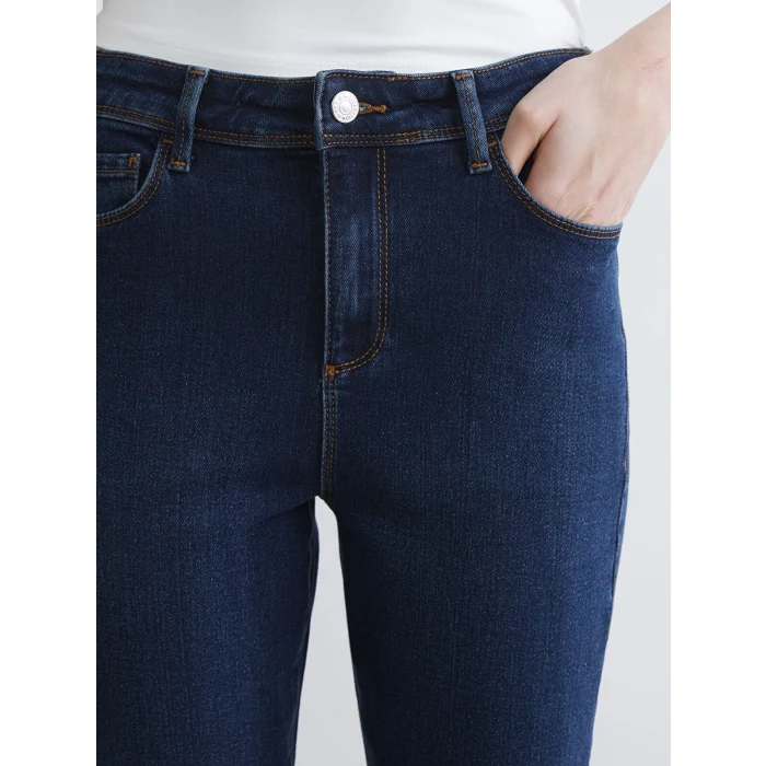 LCWAIKIKI Classic İndigo Slim Fit Kadın Jean Pantolon