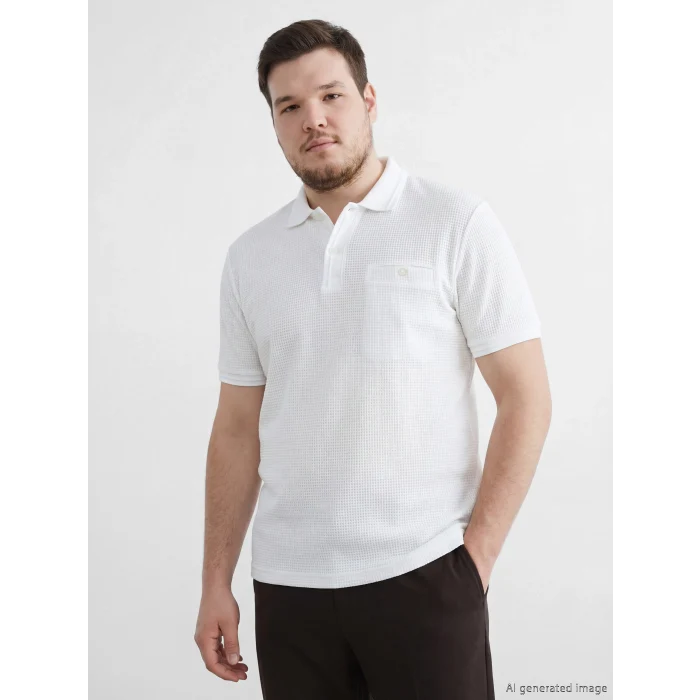 LCWAIKIKI Classic Ekru Polo Yaka Erkek Tişört