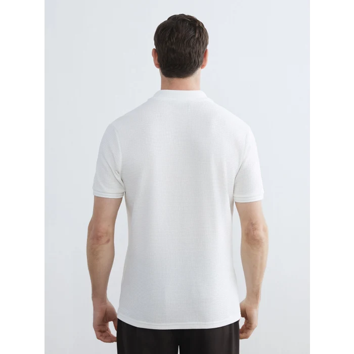 LCWAIKIKI Classic Ekru Polo Yaka Erkek Tişört