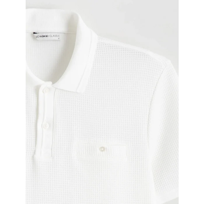 LCWAIKIKI Classic Ekru Polo Yaka Erkek Tişört