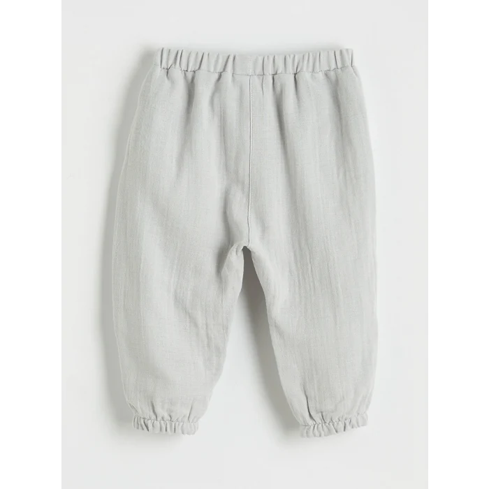 LCW baby Gri Erkek Bebek Tişört ve Pantolon Takımı