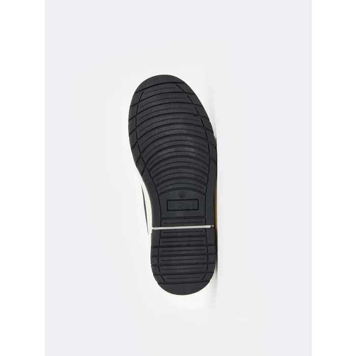 LCW STEPS Siyah Deri Görünümlü Erkek Çocuk Spor Ayakkabı