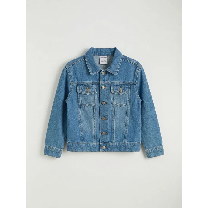 LCW Kids İndigo Erkek Çocuk Jean Ceket