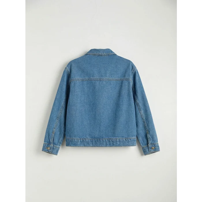 LCW Kids İndigo Erkek Çocuk Jean Ceket