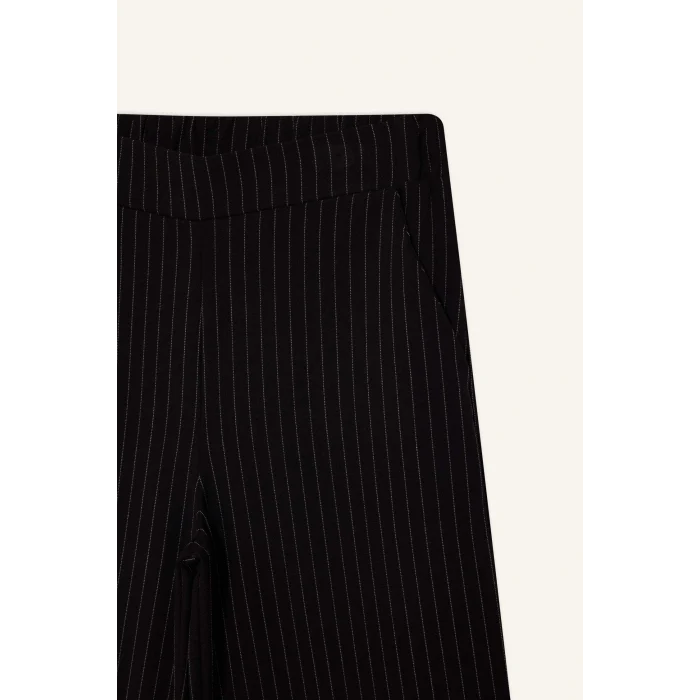 Defacto G6350A8BK34 Siyah Wide Leg Pantolon Kız Çocuk