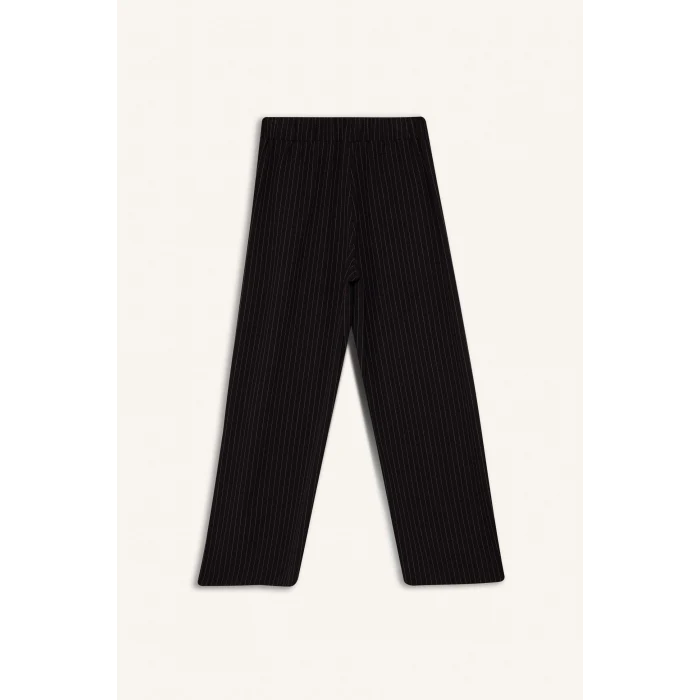 Defacto G6350A8BK34 Siyah Wide Leg Pantolon Kız Çocuk