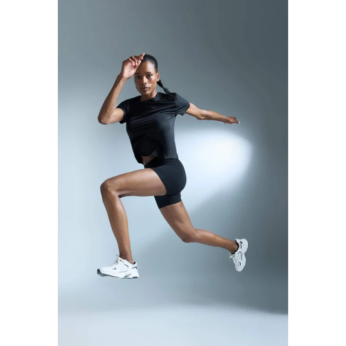 Defacto B9543AXBK81 Siyah Biker Beli Saran Sporcu Tayt