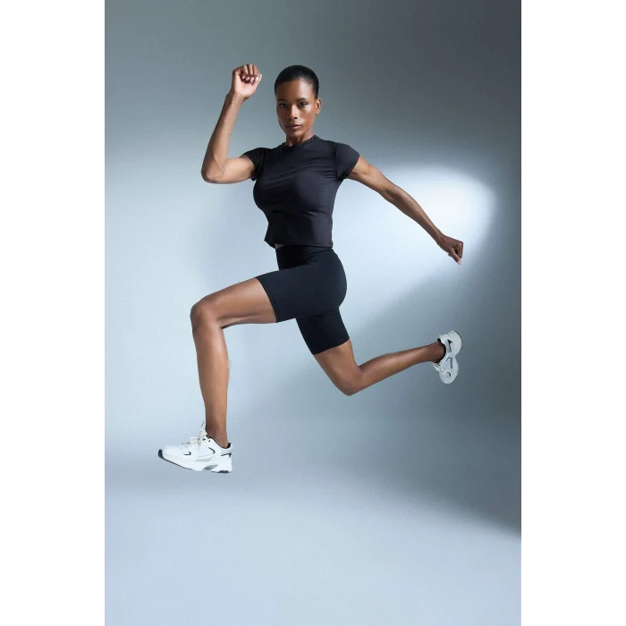 Defacto B9544AXBK81 Siyah Biker Beli Saran Sporcu Tayt