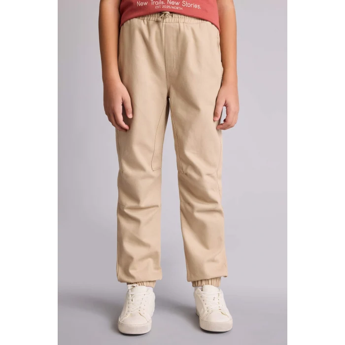 Defacto B6713A8BG732 Bej Jogger Fıt Jogger Paça Gabardin Pantolon Erkek Çocuk