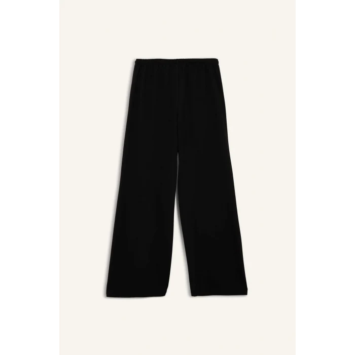 Defacto C1428AXBK81 Siyah Wide Leg Kumaş Palazzo Pantolon