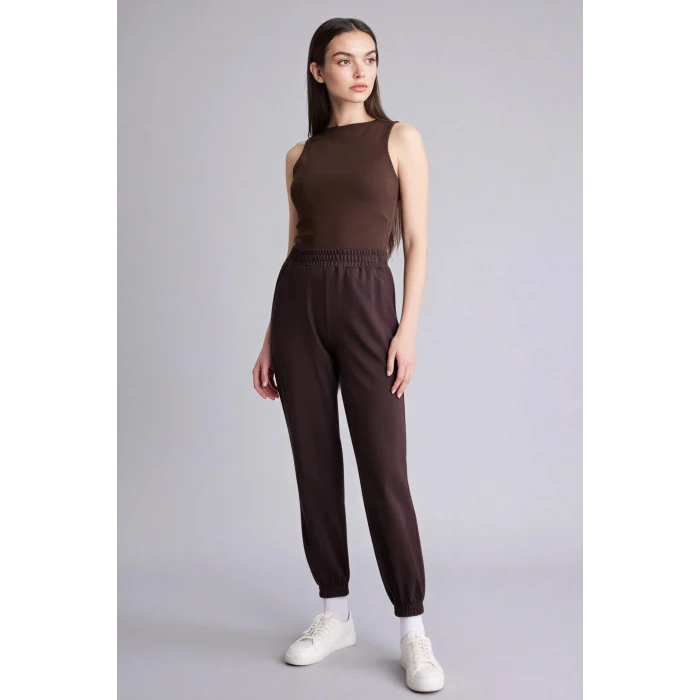 Defacto H0284AXBN340 Kahve Basıc Jogger Eşofman Altı