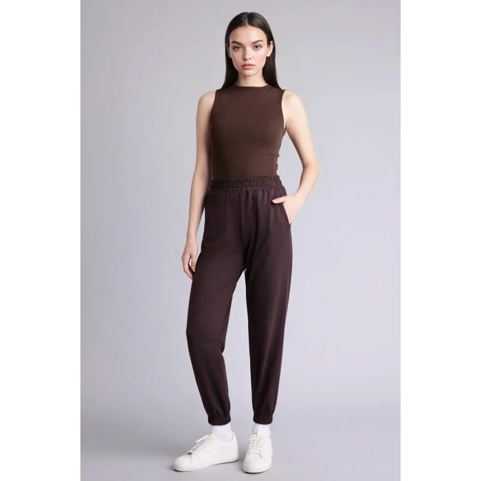 Defacto H0284AXBN340 Kahve Basıc Jogger Eşofman Altı