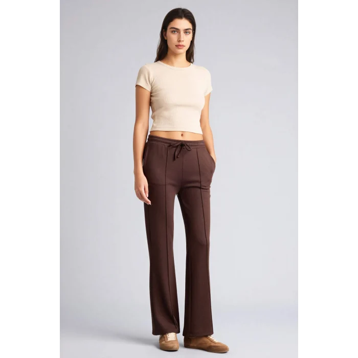 Defacto G9445AXBN192 Kahve Flare Fıt Modal Pantolon