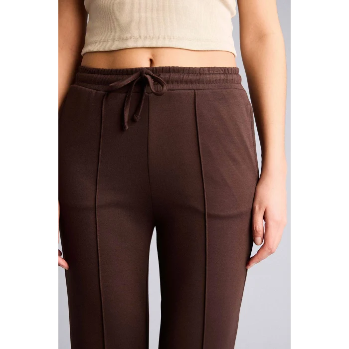 Defacto G9445AXBN192 Kahve Flare Fıt Modal Pantolon