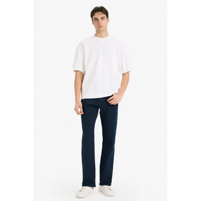 Defacto B4844AXWT34 Beyaz LOOSE FIT Nefes Alabilen Kumaş Tişört