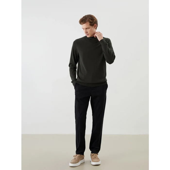 LCWAIKIKI Classic Siyah Dar Kalıp Erkek Chino Pantolon