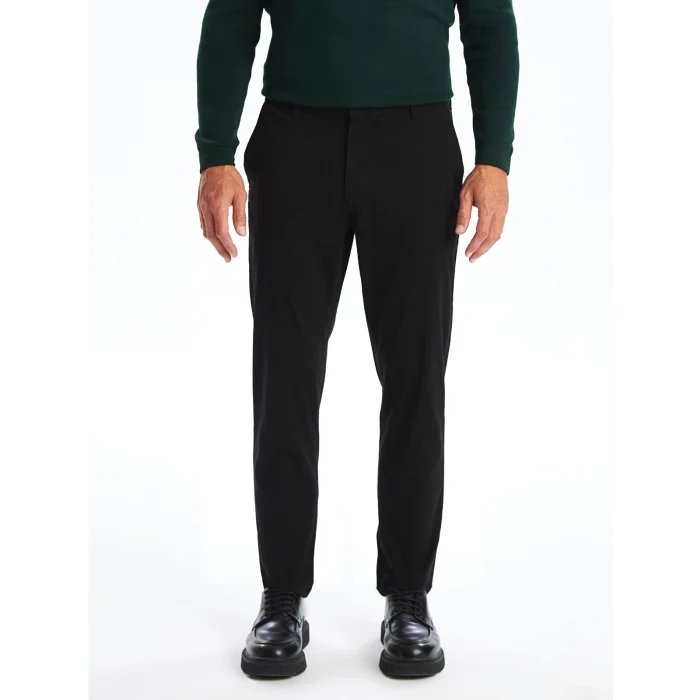 LCWAIKIKI Classic Siyah Dar Kalıp Erkek Chino Pantolon