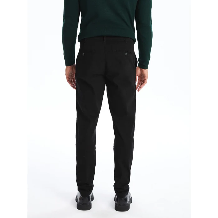 LCWAIKIKI Classic Siyah Dar Kalıp Erkek Chino Pantolon