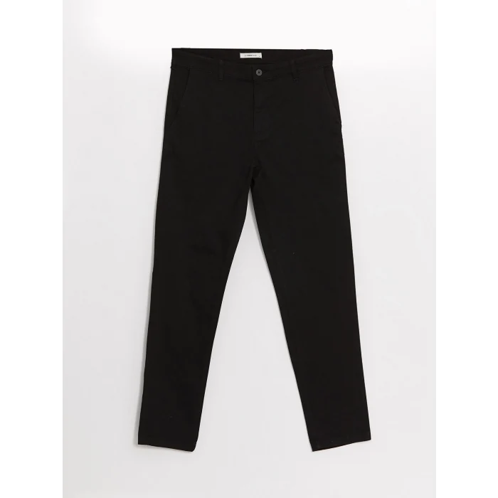 LCWAIKIKI Classic Siyah Dar Kalıp Erkek Chino Pantolon