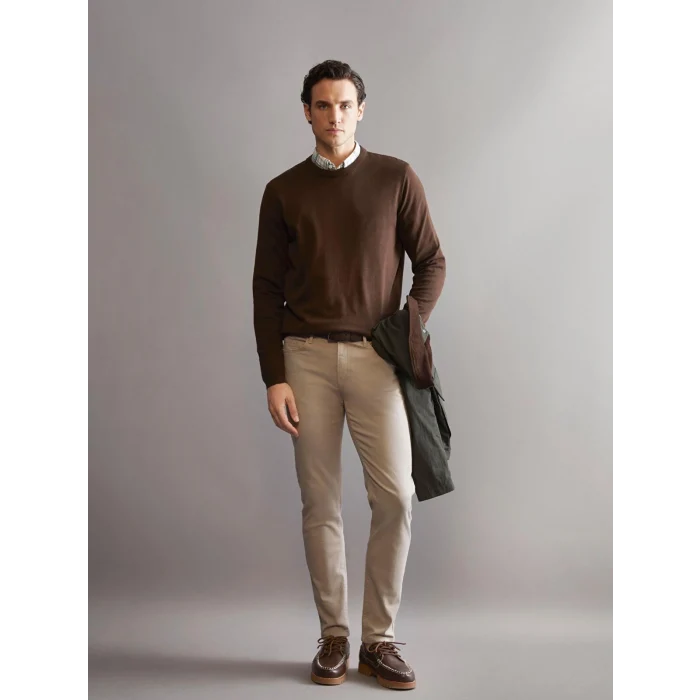 LCWAIKIKI Classic Bej Dar Kalıp Erkek Chino Pantolon