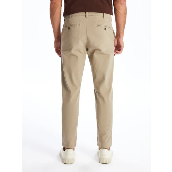 LCWAIKIKI Classic Bej Dar Kalıp Erkek Chino Pantolon