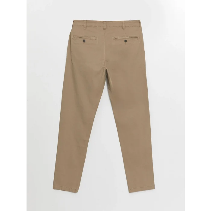 LCWAIKIKI Classic Bej Dar Kalıp Erkek Chino Pantolon