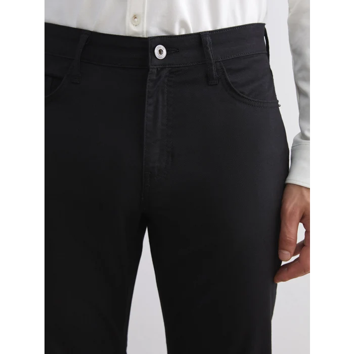 LCWAIKIKI Classic Siyah Dar Kalıp Erkek Chino Pantolon