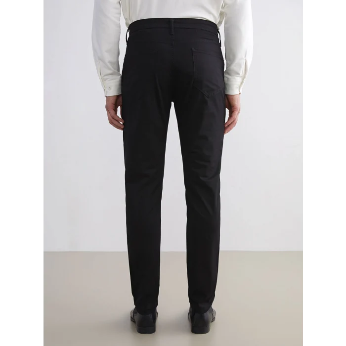 LCWAIKIKI Classic Siyah Dar Kalıp Erkek Chino Pantolon