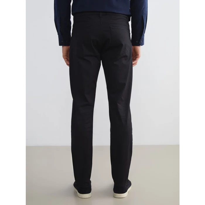 LCWAIKIKI Classic Siyah Dar Kalıp Erkek Chino Pantolon
