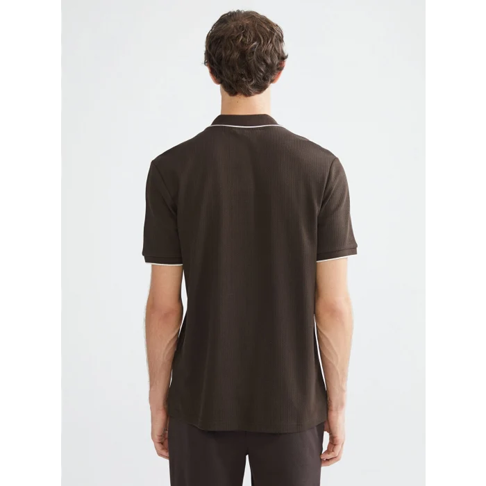 SOUTHBLUE Kahverengi Polo Yaka Erkek Tişört