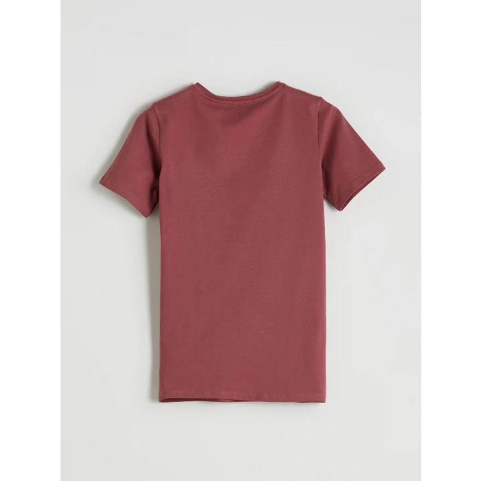 LCWAIKIKI Basic Pembe Bisiklet Yaka Kadın Tişört