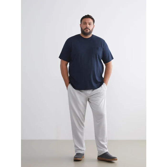 XSIDE Lacivert Bisiklet Yaka Erkek Tişört