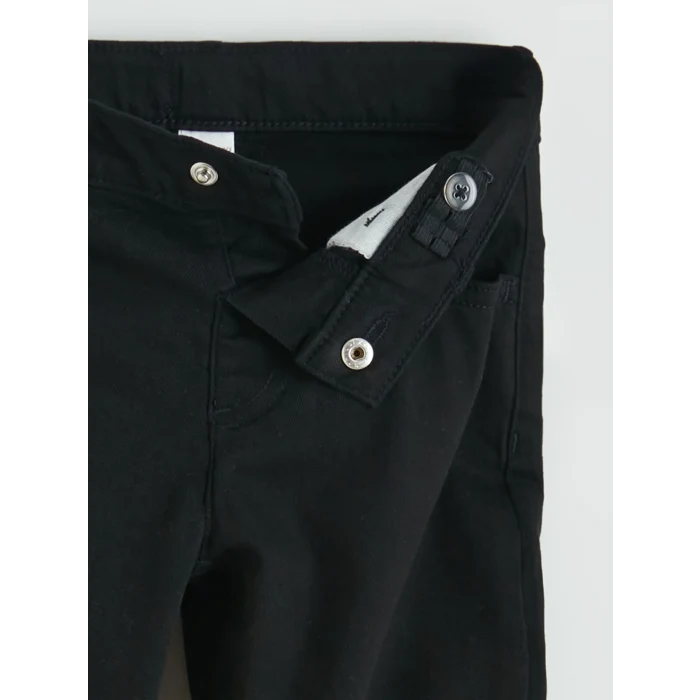 LCW Kids Siyah Basic Gabardin Erkek Çocuk Pantolon