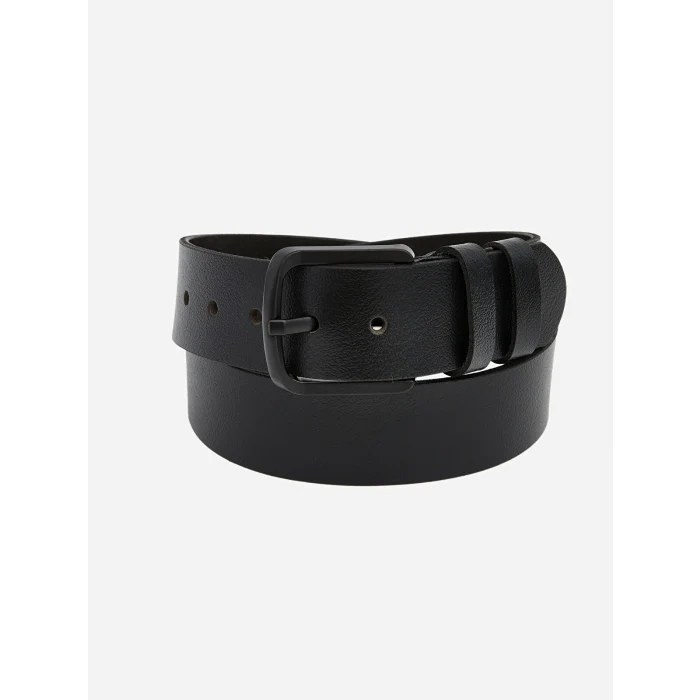 LCW ACCESSORIES Siyah Hakiki Deri Erkek Kemer